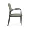 Lesro Newport Guest Chair Metal Frame, Charcoal, OH Eucalyptus Upholstery NP1101 - alternate 2